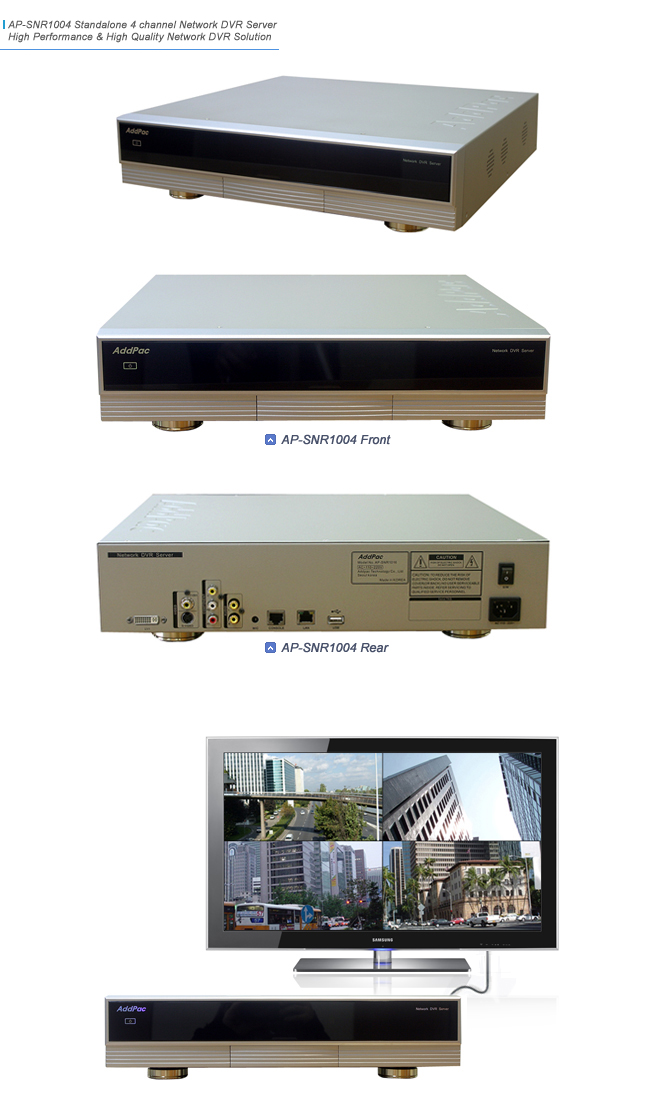 AP-SNR1004 Standalone Network DVR | AddPac