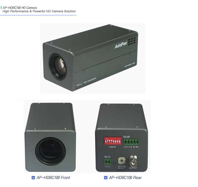 AP-HDBC100 HD Camera | AddPac