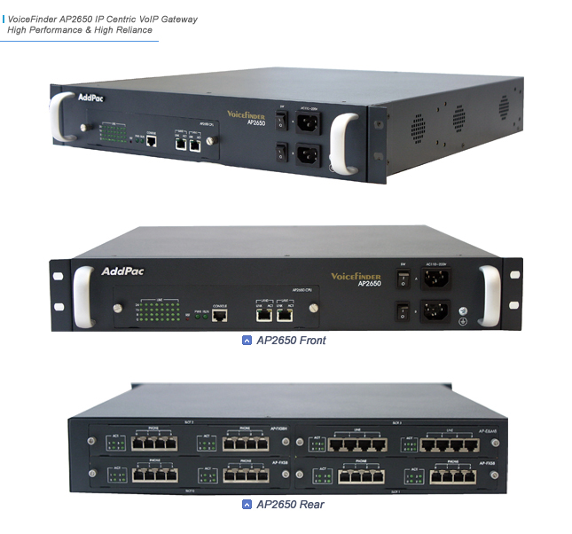 AP2650 IP Telephony Solution  | AddPac